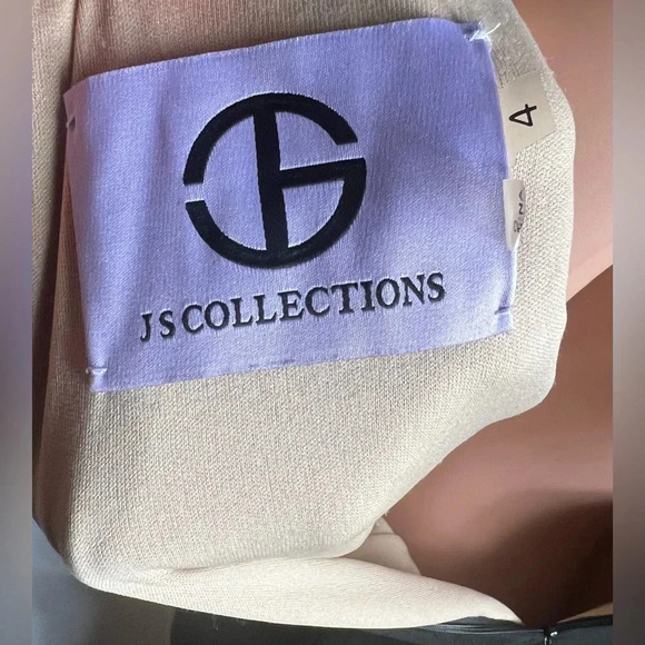 JS Collections Size 4 Womens Mesh Sweetheart Bodycon Dress In Black Formal Party - Picture 10 of 12